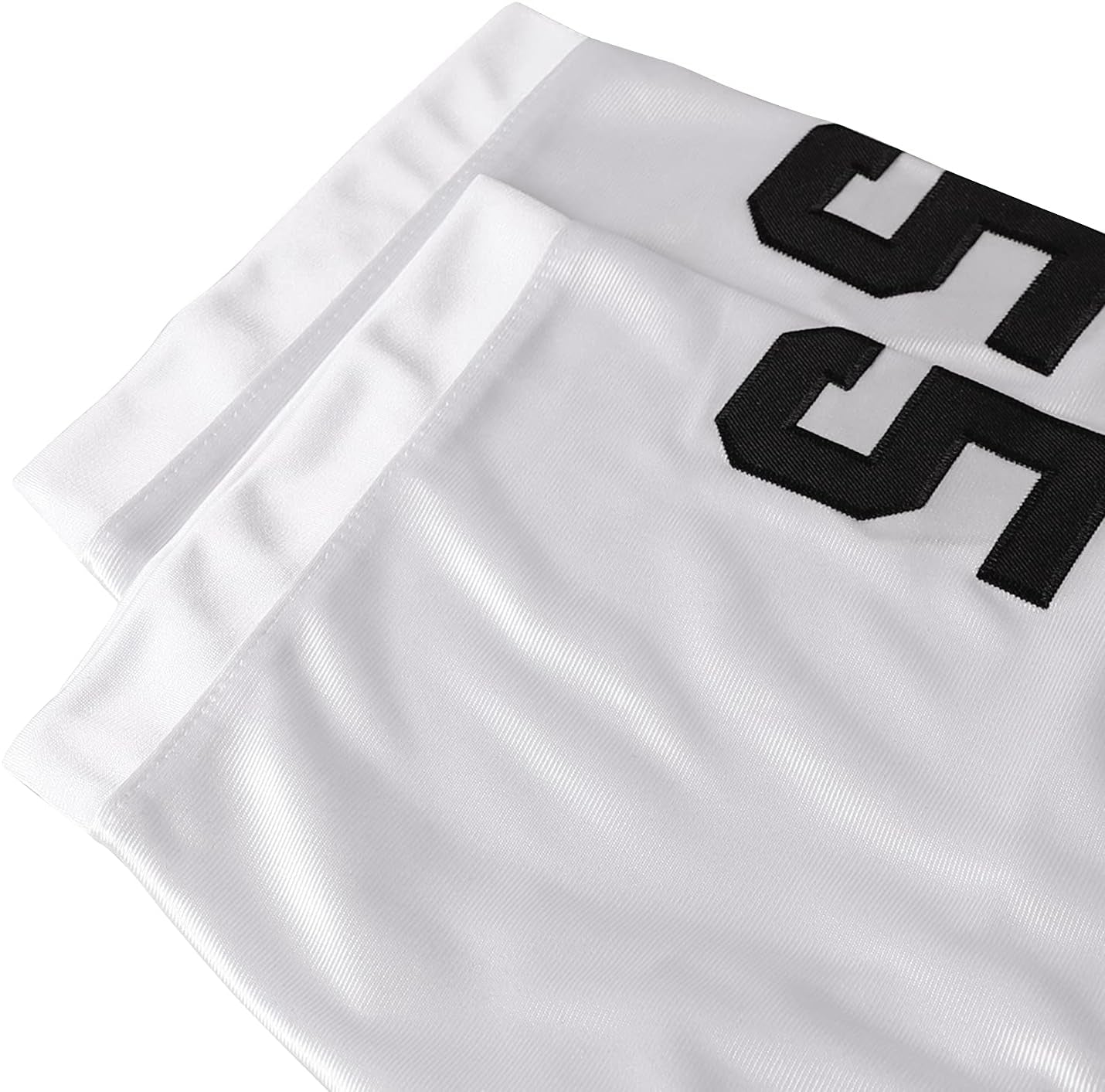 Kids Unisex-Adults White Sleeveless V-Neck Modern Letter Print Sports Basketball Jersey S-XXXL