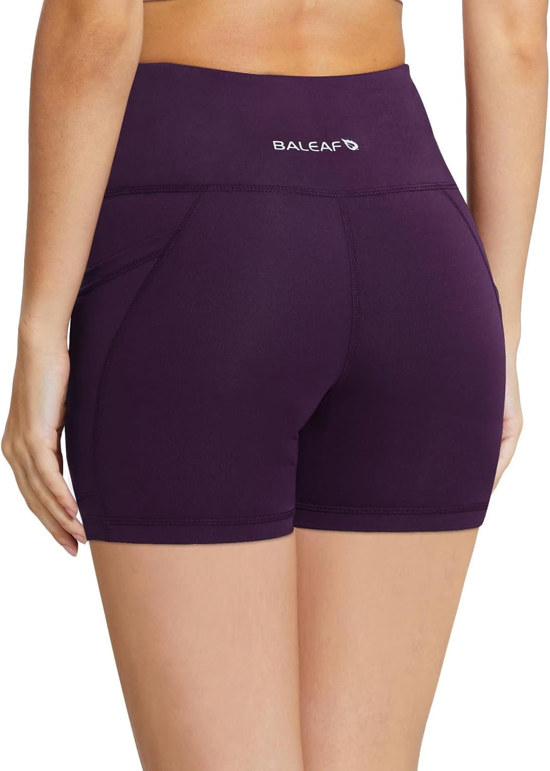 Women'S 8"/ 5"/ 3" Biker Shorts High Waist Yoga Workout Gym Running Volleyball Spandex Shorts with Pockets